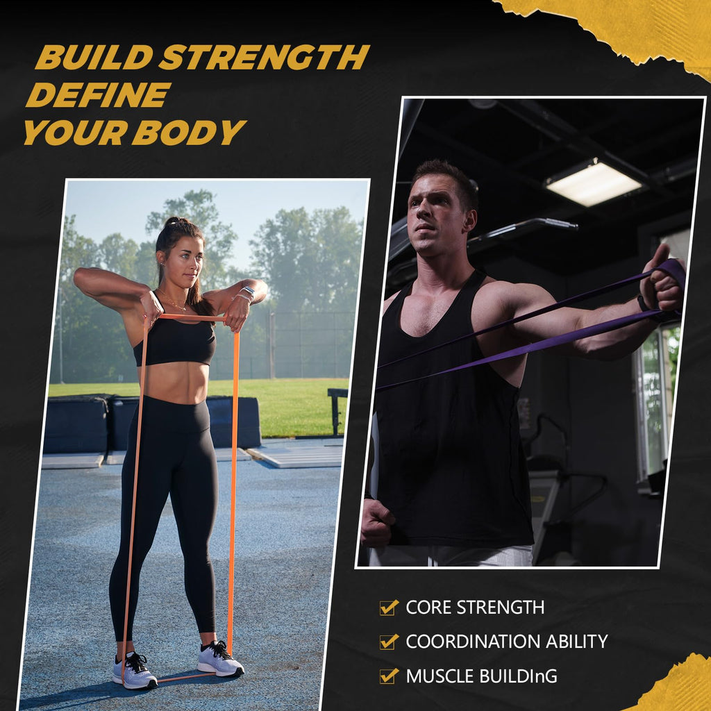 Vorthalys 6 Pcs Resistance Bands Set